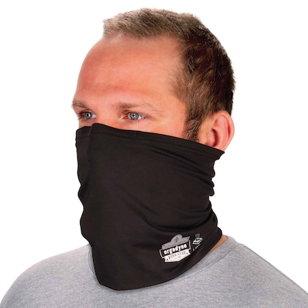 Ergodyne Neck Gaiter 6489, 2 Layer Cooling, Black, 2XL/3XL 42150